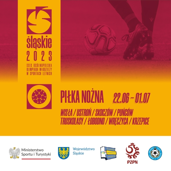 Ogólnopolska Olimpiada Młodzieży w sportach letnich "Śląskie - 2023" piłka nożna dziewcząt i chłopców