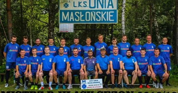 Unia Masłońskie po awansie do Klasy A