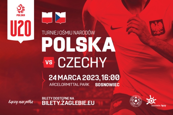 Zapraszamy na mecz Polska-Czechy U20 w Sosnowcu