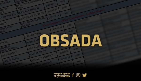 OBSADA 22-23.08.2020